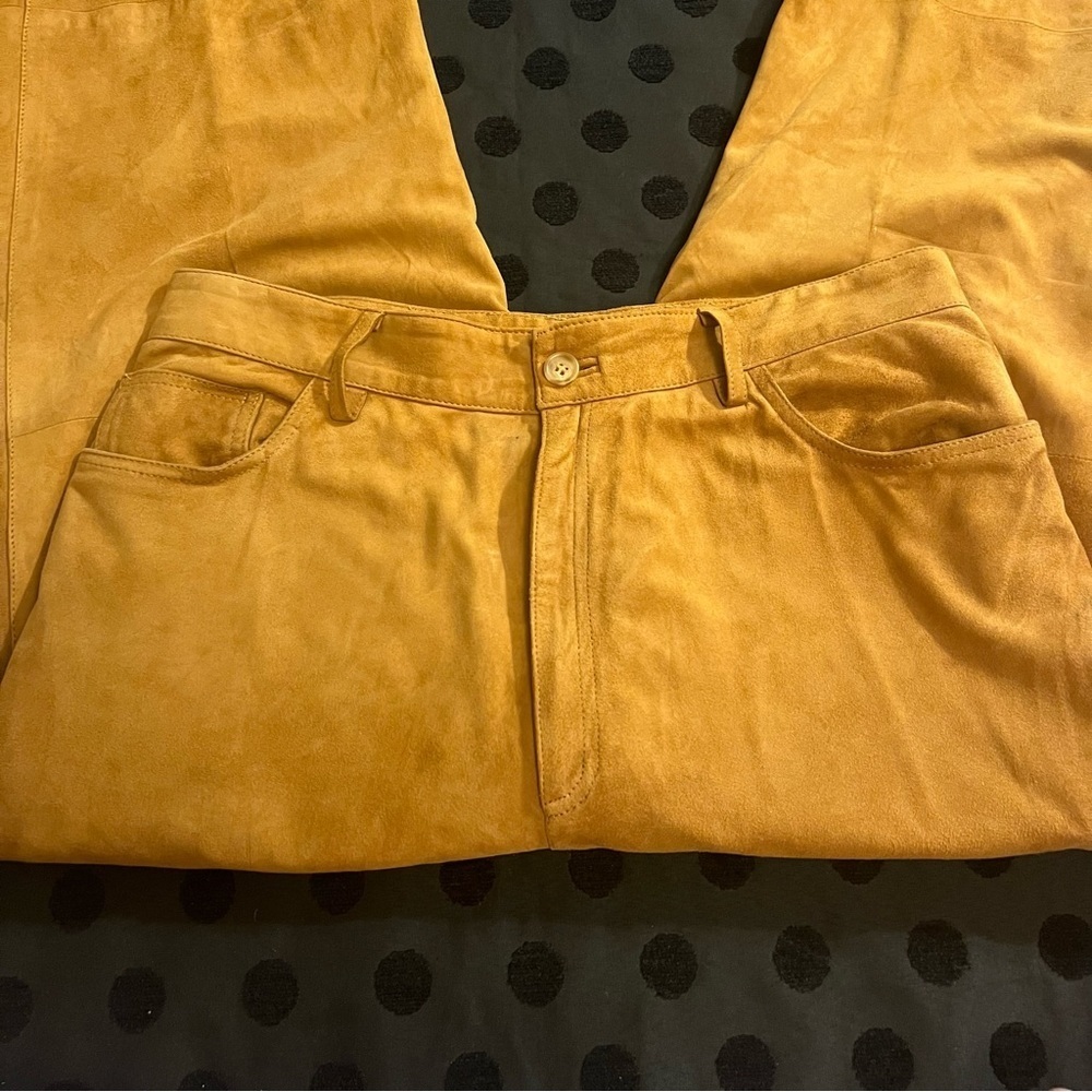 Vintage 100% Suede Leather Pants - Picture 6 of 14